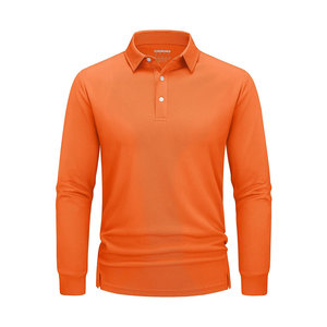 Camisas Polo de Manga Larga para Hombre, Secado Rápido, Ligeras, Casuales, Deportivas, para Golf, con Botones - Product Image 1