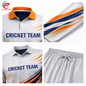 Conjunto de Camiseta Deportiva de Cricket de Manga Corta, 100% Poliéster, Sublimada, Personalizada de Alta Calidad para Hombre - Product Image 6