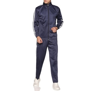Nouvel arrivage d'hiver 100% coton solide blanc respirant survêtement Jogging Sportswear Running Gym survêtements ensembles pour hommes - Product Image 1