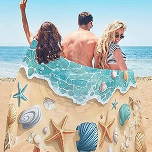 Toalla de Playa Absorbente de Diseño Duradero de Alta Calidad, Ultra Suave y Cómoda para Playa, Piscina, Spa y Uso Diario en el Baño - Product Image 3