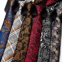 Cravate à motif Gravatas De Luxo Micro Cravatte Professionnel Paisley Green Tie Nueva Moda Corbata Paisley Necktie 7 cm