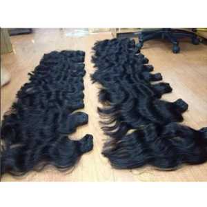 Venta al por mayor 100% doble paquete brasileño indio cutícula alineada crudo recto extensiones de cabello humano onda natural tipo de cabello chino - Product Image 6