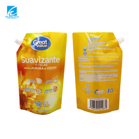 Sachet souple personnalisé avec logo pour savon liquide et détergent lessive, anti-fuite, en feuille d'aluminium laminée, recharge en gros, usage personnel