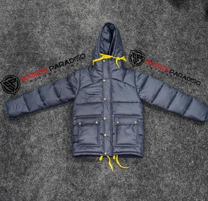 Men's Casual Long Hooded Puffer Jacket <b>Waterproof</b> Windproof Breathable <b>Winter</b> <b>Coat</b> Front Pockets Insulated Outdoor Bubble <b>Coat</b> - Product Image 1