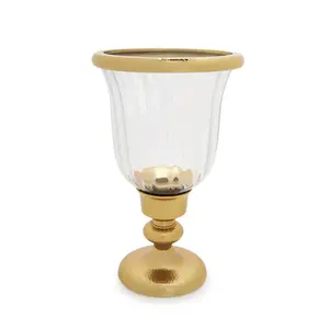 Verre clair avec support en métal-Moyen - Product Image 1