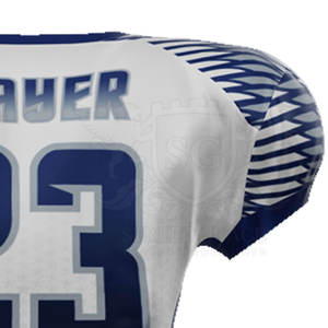 Dernière conception de l'uniforme de football américain pour les jeunes avec motif de drapeau short respirant Nouveau style au prix de gros - Product Image 5