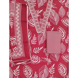 Women's Wool & Blends Dress <b>Material</b> Block <b>Printed</b> Unstitched with Hand Work - Product Image 1