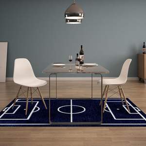 พรมขนสัตว์ทอมือ งานฝีมือดีไซเนอร์ คุณภาพสูง ขนเรียบ ไม่ลื่น ป้องกันคราบ ดีไซน์ทันสมัย ชุดพรมปูพื้น - Product Image 4