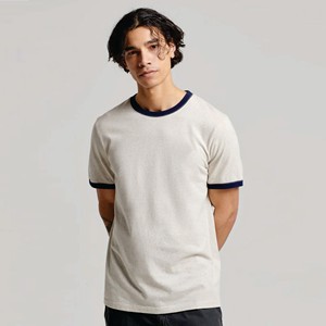 T-shirt pour homme 100% coton de qualité supérieure vierge surdimensionnée idéal pour les impressions personnalisées confortable et lourd pour la sérigraphie - Product Image 1