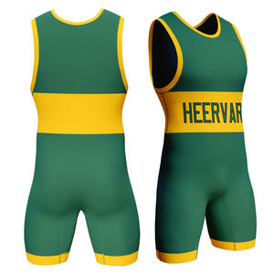 OEM Service <b>Men</b> Wrestling <b>Singlets</b> Custom Heat-Transfer Printing 100% Polyester Breathable Quick Dry Custom Designs - Product Image 6