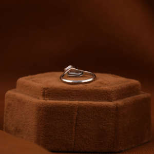 Lujo 1,50 quilates ataúd corte laboratorio cultivado diamante solitario bisel ajuste Anillo Compromiso clásico 18KT chapado en oro sólido IGI - Product Image 4