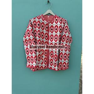 เสื้อแจ็คเก็ตผ้าฝ้ายสไตล์โบฮีเมียนวินเทจแบบอินเดีย ทำมือ ลายควิลท์ ใส่ได้สองด้าน สำหรับฤดูใบไม้ร่วงและฤดูหนาว แฟชั่นชั้นสูง ระบายอากาศได้ดี เหมาะสำหรับทั้งชายและหญิง - Product Image 1