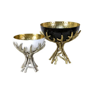 Decorative Metal Fruit Bowl for Home and <b>Table</b> Centerpiece - Product Image 4
