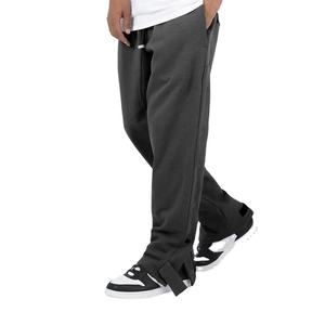 Pantalon de survêtement ample pour homme avec boutons latéraux, pantalon décontracté pour l'entraînement, pantalon de sport, streetwear, pantalon de jogging en molleton détachable - Product Image 5