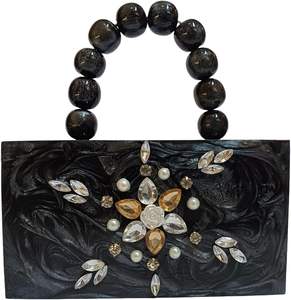 Bolso de Mano de Resina de Moda, Bolso de Mano de Resina Moderno para Chicas, Bolso de Mano de Resina Elegante, Bolso de Mano de Resina de Lujo para Fiestas - Product Image 6