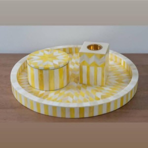 Brûleur de Bakhoor de style arabe luxueux, décoration religieuse pour la maison avec nacre et couleur et taille personnalisables - Product Image 3