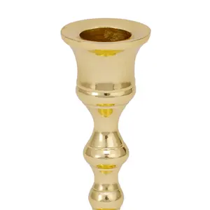 Bougeoir moderne en laiton massif Design fait à la main Parfum d'intérieur Décor de mariage Centre de table de Noël Chandelier de Noël - Product Image 3