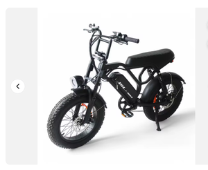 Bicicleta Eléctrica Todoterreno con Suspensión Completa y Cuadro de Acero de 20 Pulgadas, Neumáticos Anchos, para Adultos, para Montaña/Nieve/Arengas, Disponible en Almacén de la UE - Product Image 2