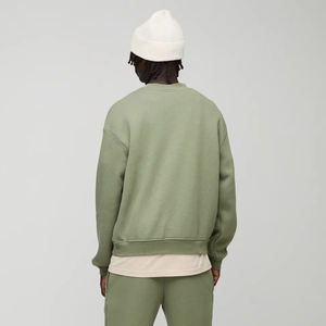 Heavyweight 450GSM grueso algodón polar moda de los hombres sudadera de gran tamaño boxy fit drop hombro hombres sudaderas con capucha y sudadera - Product Image 3