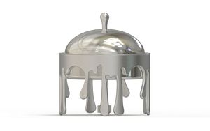 Casserole en acier inoxydable finition argent doré Pot écologique à induction au gaz Prêt pour la maison Hôtel Buffet Party Moyen-Orient - Product Image 3