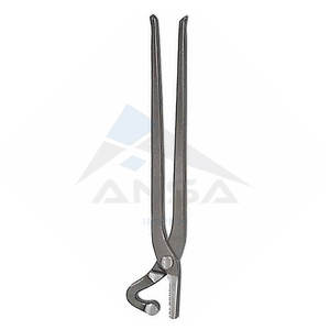 Clinques de sabot de maréchal-ferrant robustes de qualité supérieure outil de clincher d'ongle de col de cygne professionnel pour l'entretien de chaussure de sabot de cheval Durable réutilisable - Product Image 5