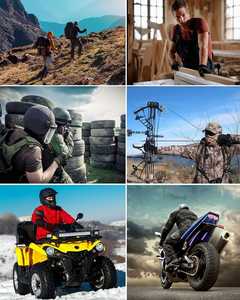 Gants de protection pour l'escalade et la randonnée en montagne avec ajustement sécurisé au poignet Conception robuste et logo personnalisé disponible - Product Image 5