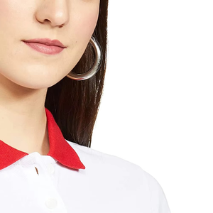 Vente en gros Meilleur fournisseur Polo uni personnalisé OEM Design pour femmes/Nouvelle arrivée Polo à la mode pour femmes - Product Image 3