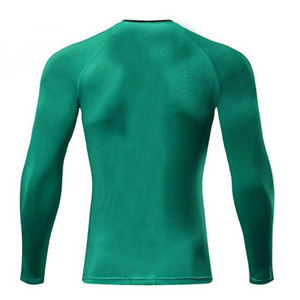 Venta al por mayor logotipo personalizado impreso camisa de compresión Jiu Jitsu brasileño protectores de erupción para los hombres ropa de Fitness - Product Image 5