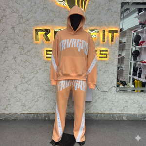 ชุดวอร์มแบบสวมหัวสำหรับผู้ชายชุดวอร์มแบบใหม่ออกแบบมาใหม่ - Product Image 5