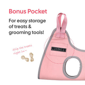 [HEDYS GROOMING] Hamac de toilettage pour chien en coton et maille, confortable, système de retenue sécurisé, facile à utiliser, adapté à plusieurs animaux, portable - Product Image 6