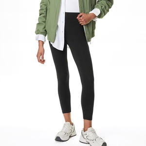 Gym Fitness Running New Design High Waist Women <b>Capri</b> <b>Leggings</b> / New Fashionable Solid Color Women <b>Capri</b> <b>Leggings</b> - Product Image 1