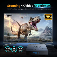Boîtier Smart TV X96 NEX Quad Core Android 14 avec décodage vidéo 4K UHD, OpenGLES/Vulkan, Wi-Fi double bande pour divertissement à domicile 5.0
