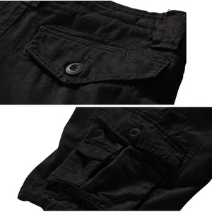 Premium Quality Men Cargo Shorts Men 100% Cotton Cargo Shorts for Summer Outerwear Quick Dry Knee Length Custom Logo Breathable - Product Image 4