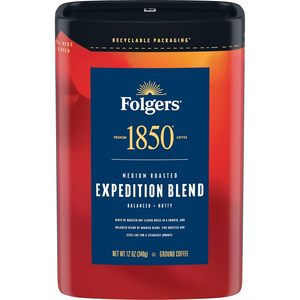 กาแฟบดฟอลเจอร์ส 1850 เอ็กซ์เพดิชั่น เบลนด์ คั่วกลาง ขนาด 12 ออนซ์ (แพ็ค 6 กระป๋อง) - Product Image 2