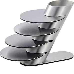 Posavasos decorativo de Metal para mesa de té y café, posavasos redondo de 4 posavasos decorativo - Product Image 1