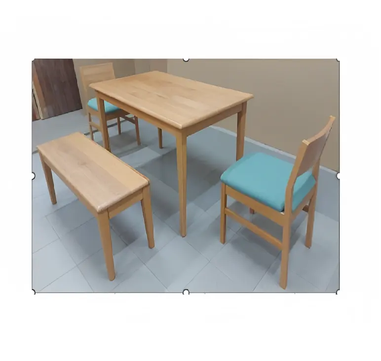 Mobili scacchiera di lusso tavolo da pranzo pavimenti in legno massello