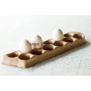 Factory Direct Supply Superior Quality Wooden Made Customized Letters Engraving Available Egg Racks Holder and Shelving <b>Units</b> - Product Image 6