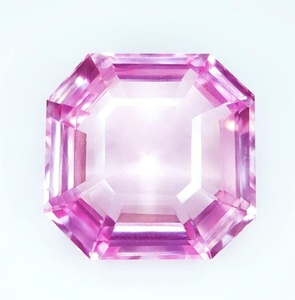 Morganite naturelle 43 ct pierre précieuse en vrac certifiée transparente en forme d'octogone gemme pour la fabrication de bijoux avec gemme de Morganite de qualité supérieure - Product Image 1