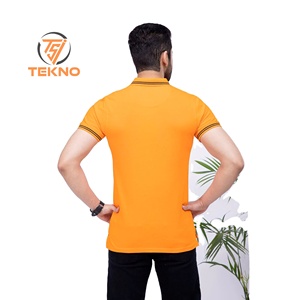Nouveau haut de gamme pour hommes Logo personnalisé couleur unie respirant tricoté pour Polo personnalisé pour T-shirts polo - Product Image 2