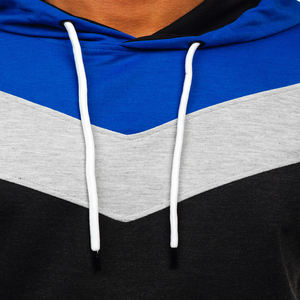 Sudadera con Capucha para Hombre, 100% Algodón Grueso, Color Liso, Teñido, Ecológico, Larga, para Invierno, Estilo Urbano - Product Image 3