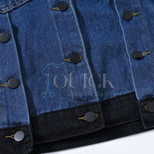 แจ็กเก็ตผ้าฝ้ายถักแบบเปิดสำหรับผู้หญิงเสื้อแจ็กเก็ตยีนส์สไตล์ใหม่ล่าสุดสำหรับฤดูหนาว - Product Image 6