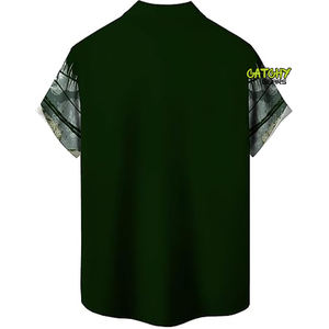 Chemise d'été pour homme CATCHY GEARS, haute qualité, style hawaïen, plage, surf, manches courtes, en spandex/polyester, séchage rapide - Product Image 2