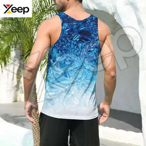 Camiseta Deportiva de Punto Casual para Hombre, de Alta Calidad, MOQ Bajo, Corte Ajustado, Sin Mangas, 100% Algodón, Transpirable, de Secado Rápido, Servicio Personalizado OEM - Product Image 6