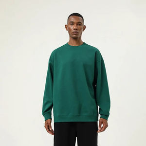 Sudadera de Cuello Redondo para Hombre, 380g, Gruesa, Holgada, de Algodón y Poliéster, Transpirable para Otoño - Product Image 6