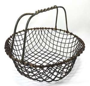 Panier cadeau en métal fait main avec forme de bol noir élégant, parfait pour la décoration d'événements de mariage et les fournitures de fête - Product Image 2