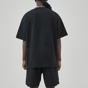 เสื้อยืดสำหรับผู้ชายเสื้อยืดสีขาว320จีเอสเอ็มพิมพ์โลโก้สุดหรู - Product Image 3