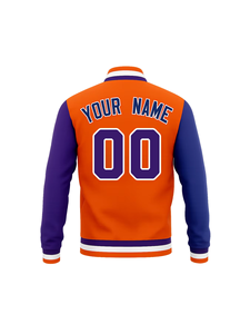 แจ็คเก็ตเบสบอลวิทยาลัยคุณภาพสูงสุดสำหรับผู้ชาย แบบมีฮู้ด ด้านหน้าเคลือบ รุ่นใหม่ล่าสุด ขายส่ง เสื้อผ้าลำลองสำหรับฤดูใบไม้ร่วงและฤดูหนาว - Product Image 3