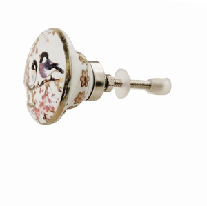 Meubles de luxe marocains or rose mosaïque hexagone boutons en céramique pour armoire cuisine utilisation élégante fleur tiroir armoire poignée - Product Image 2