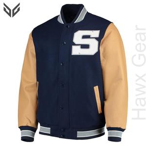 Veste Letterman personnalisée en toile de laine pour hommes de style High-Street de haute qualité pour l'hiver vêtements d'extérieur à bas quantité minimale de commande - Product Image 2