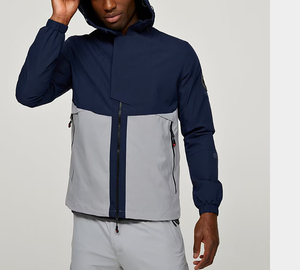 Chándal cortavientos para hombre con capucha deportivo informal de alta calidad, chaqueta ligera personalizada para exteriores para invierno, venta al por mayor - Product Image 4